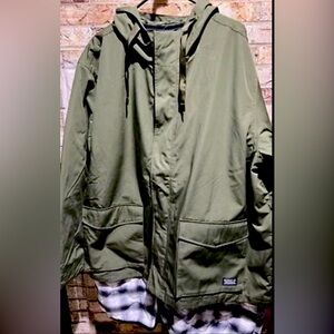 XXL Levi’s Folsom Utility Jacket Thermore®-Filled Lining Forest Night + Flannel